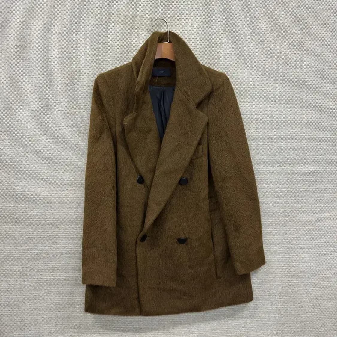 시스템 한섬 알파카 울 코트 자켓 88 A01136 상품이미지1