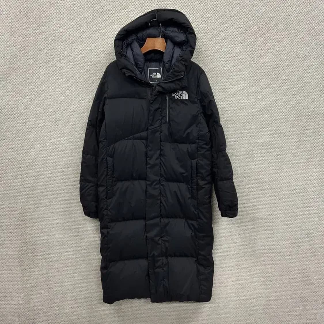 노스페이스 아웃도어 자수로고 구스다운 롱 패딩 점퍼 85 A01140 상품이미지1