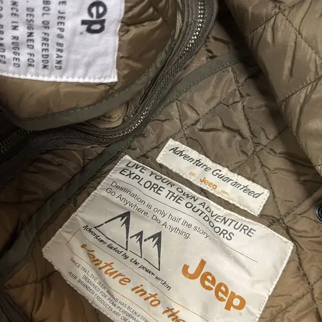 지프 JEEP 캐주얼 퀄팅 자켓 95 A01131 상품이미지3