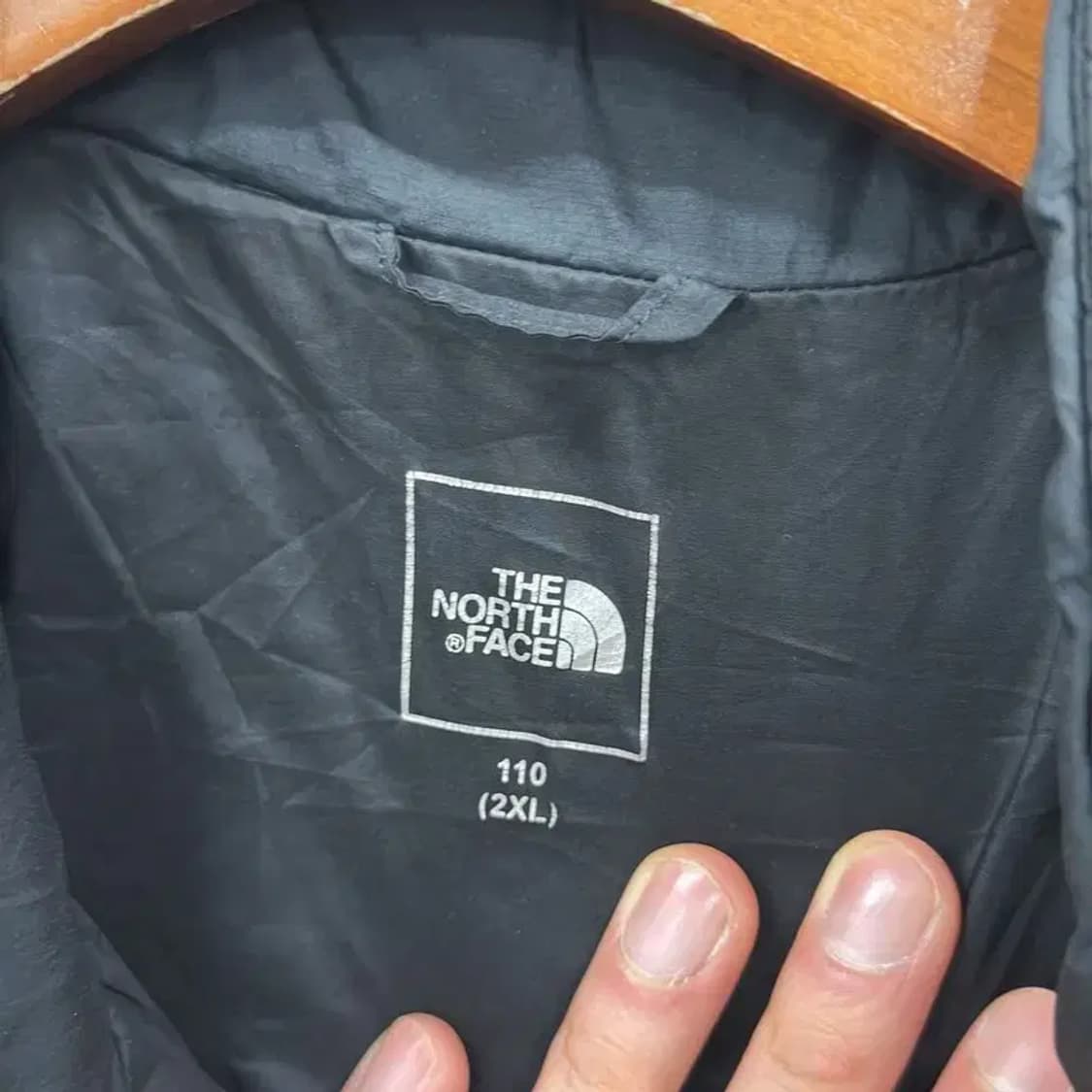 노스페이스 아웃도어 자수로고 경량 패딩 자켓 110 A01141 상품이미지3