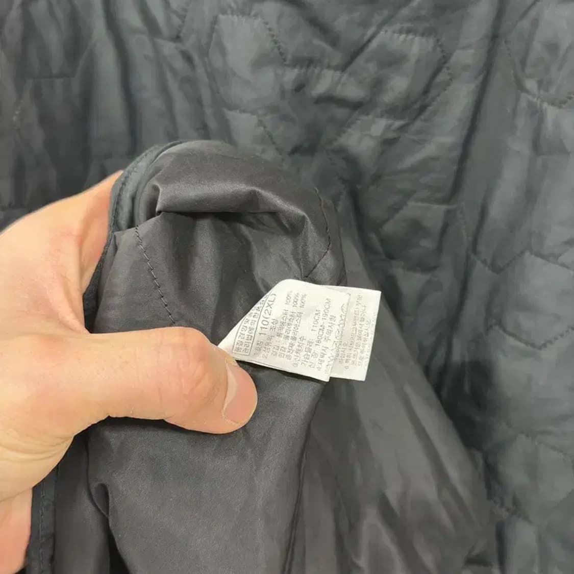 노스페이스 아웃도어 자수로고 경량 패딩 자켓 110 A01141 상품이미지4