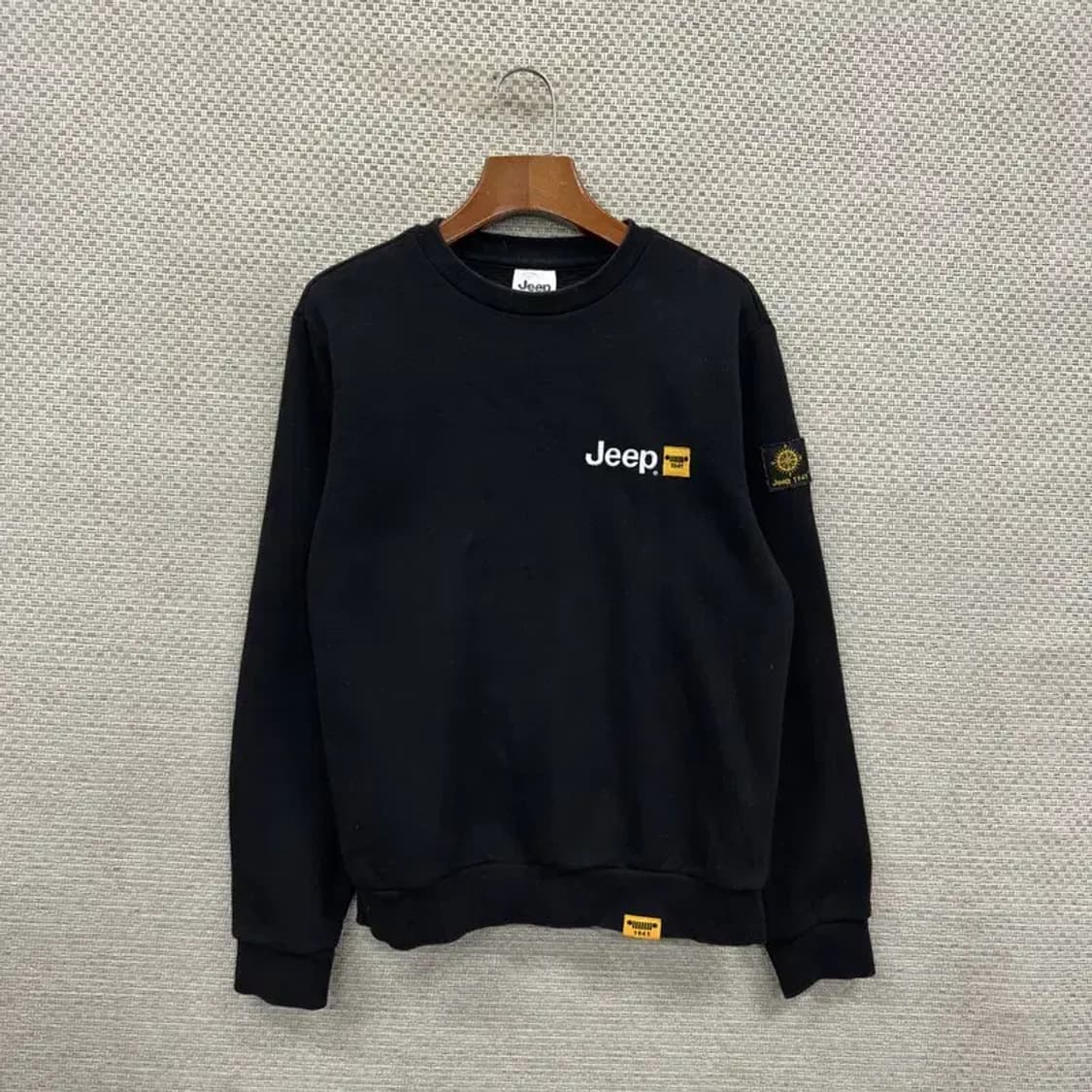 지프 JEEP 캐주얼 자수로고 기모 스웻셔츠 맨투맨 S A01203 상품이미지1