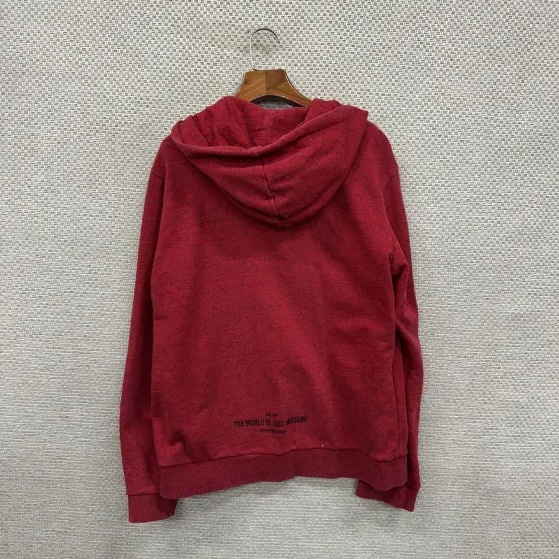 디스커버리 아웃도어 프린팅로고 반집업 후드티 100 A01215 상품이미지2