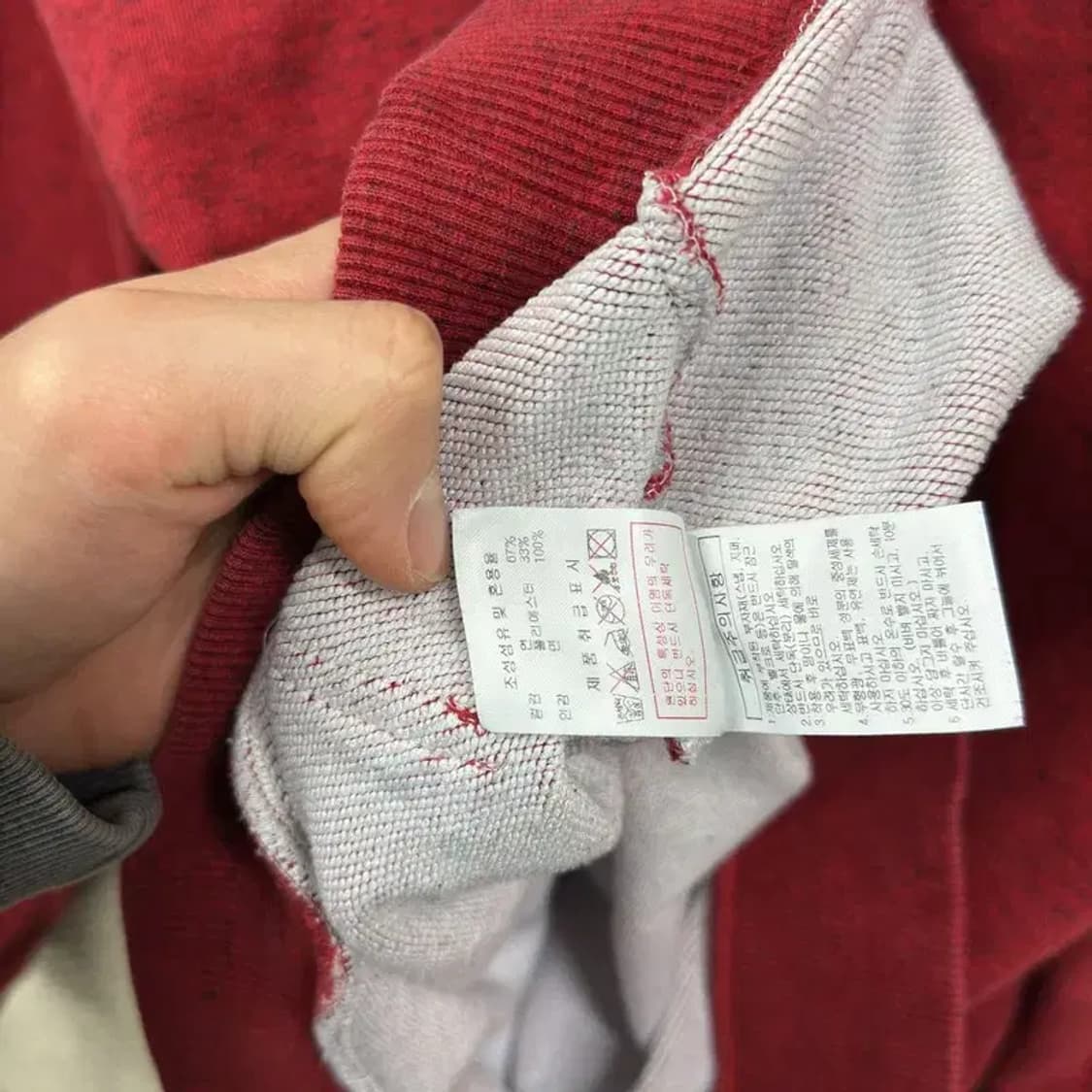 디스커버리 아웃도어 프린팅로고 반집업 후드티 100 A01215 상품이미지4