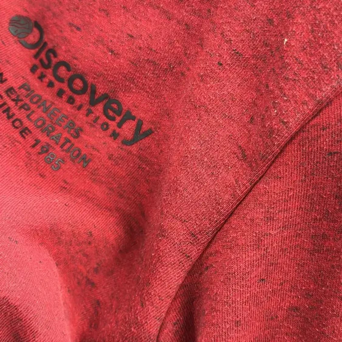 디스커버리 아웃도어 프린팅로고 반집업 후드티 100 A01215 상품이미지5