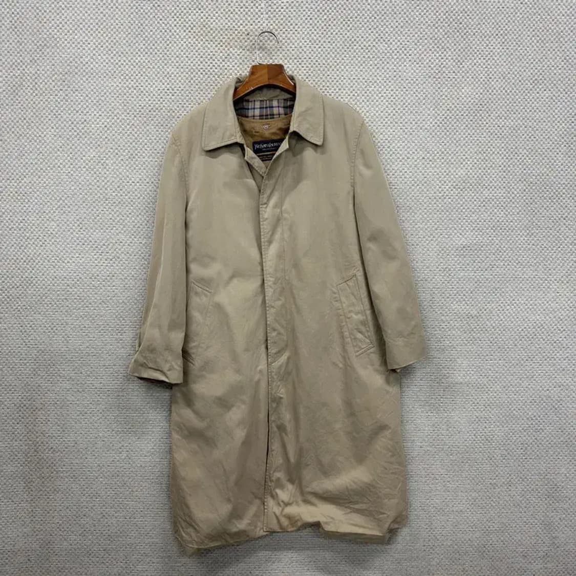 입생로랑 YSL 정품 내피 싱글 트렌치 코트 100 A01224 상품이미지1