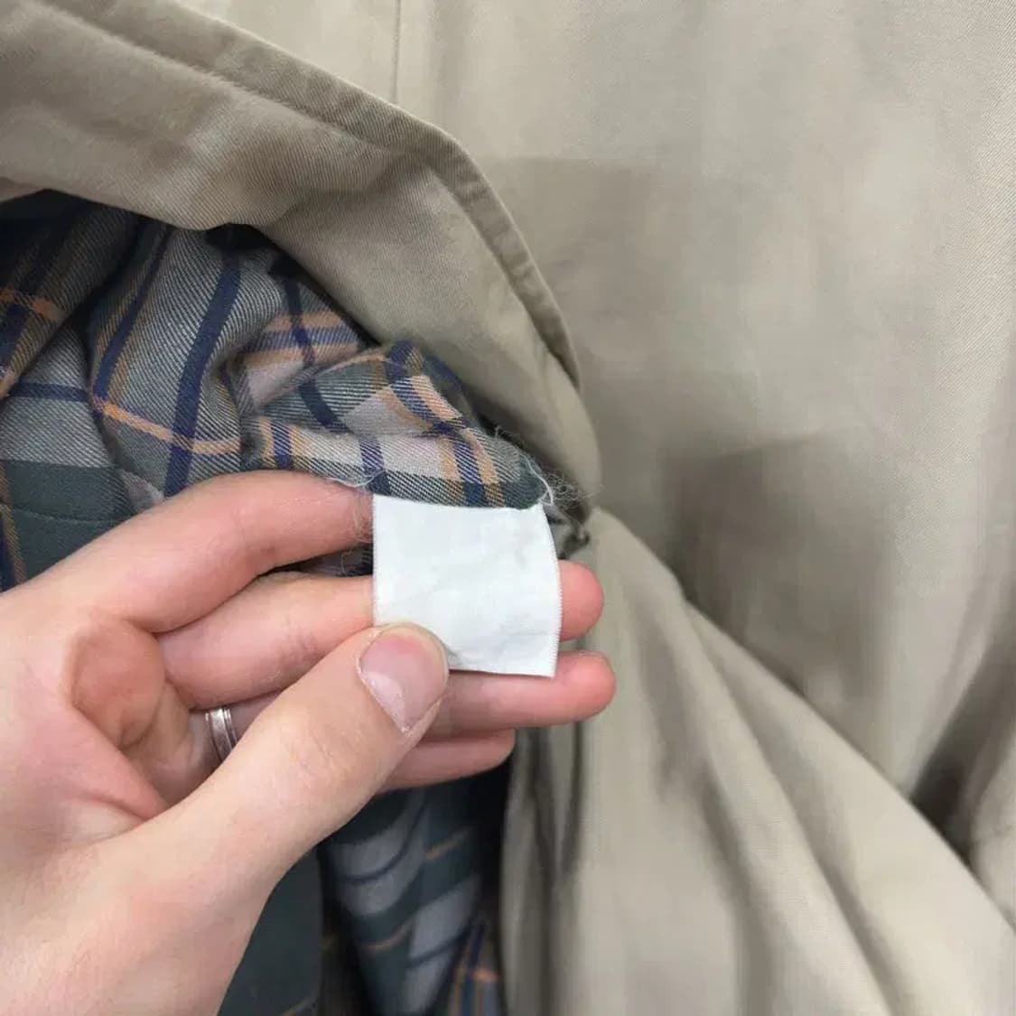 입생로랑 YSL 정품 내피 싱글 트렌치 코트 100 A01224 상품이미지4