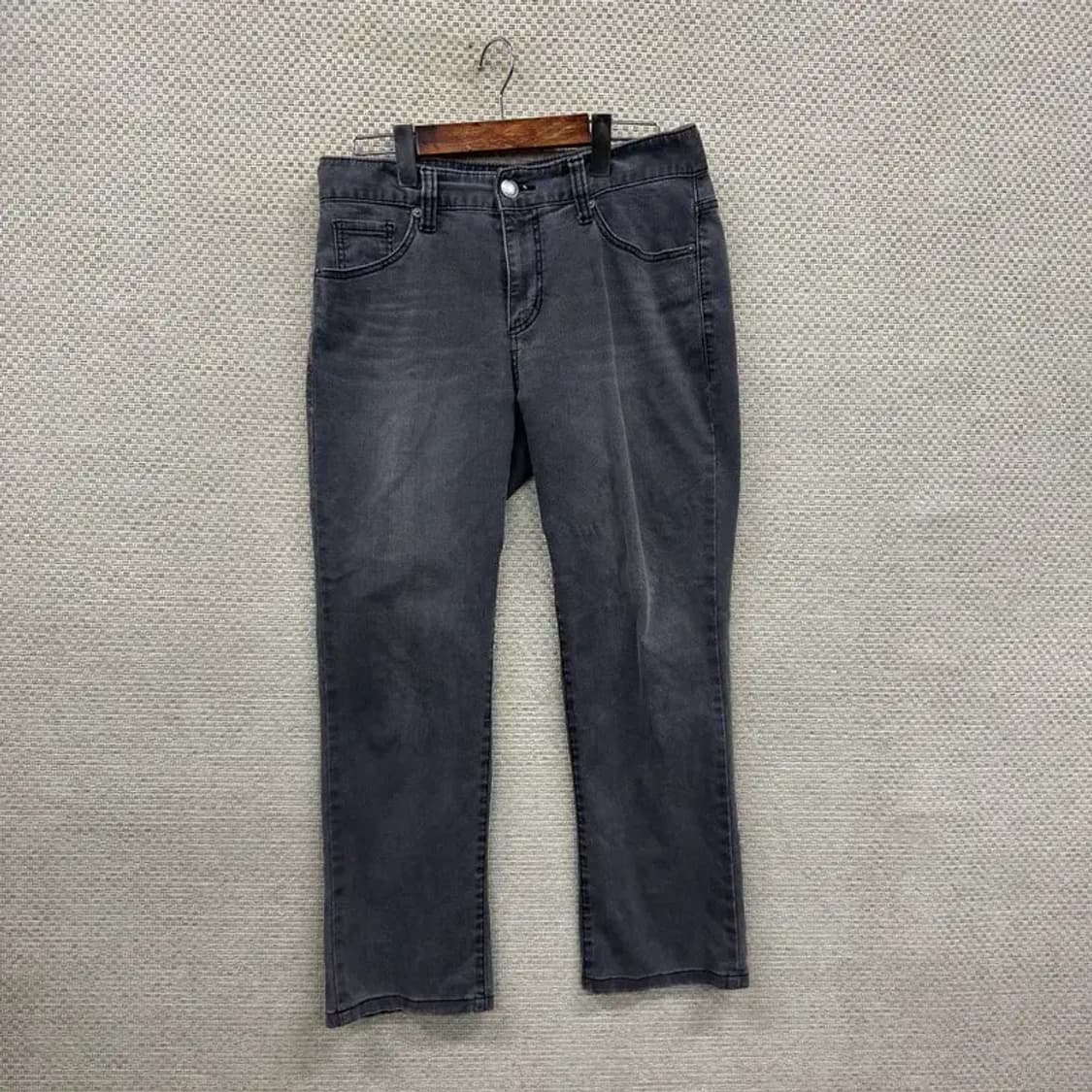 게스 캐주얼 로고 그레이진 스판 데님 청바지 29인치 A01233 상품이미지1