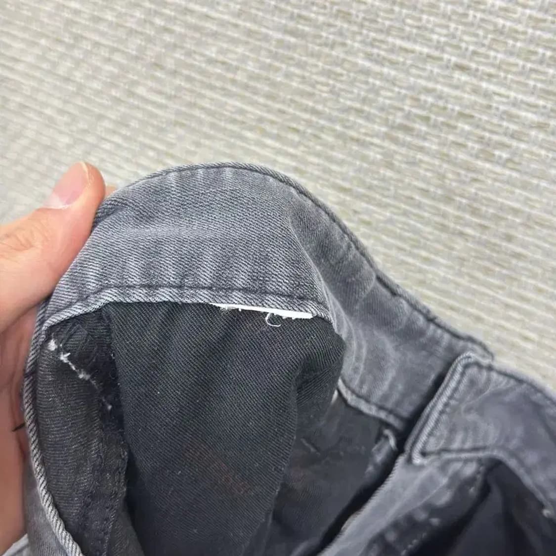 게스 캐주얼 로고 그레이진 스판 데님 청바지 29인치 A01233 상품이미지5