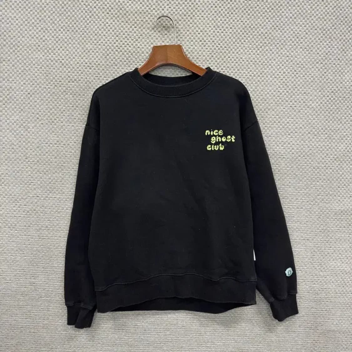 나이스고스트클럽 캐주얼 기모 오버핏 스웻셔츠 맨투맨 S A01210 상품이미지1