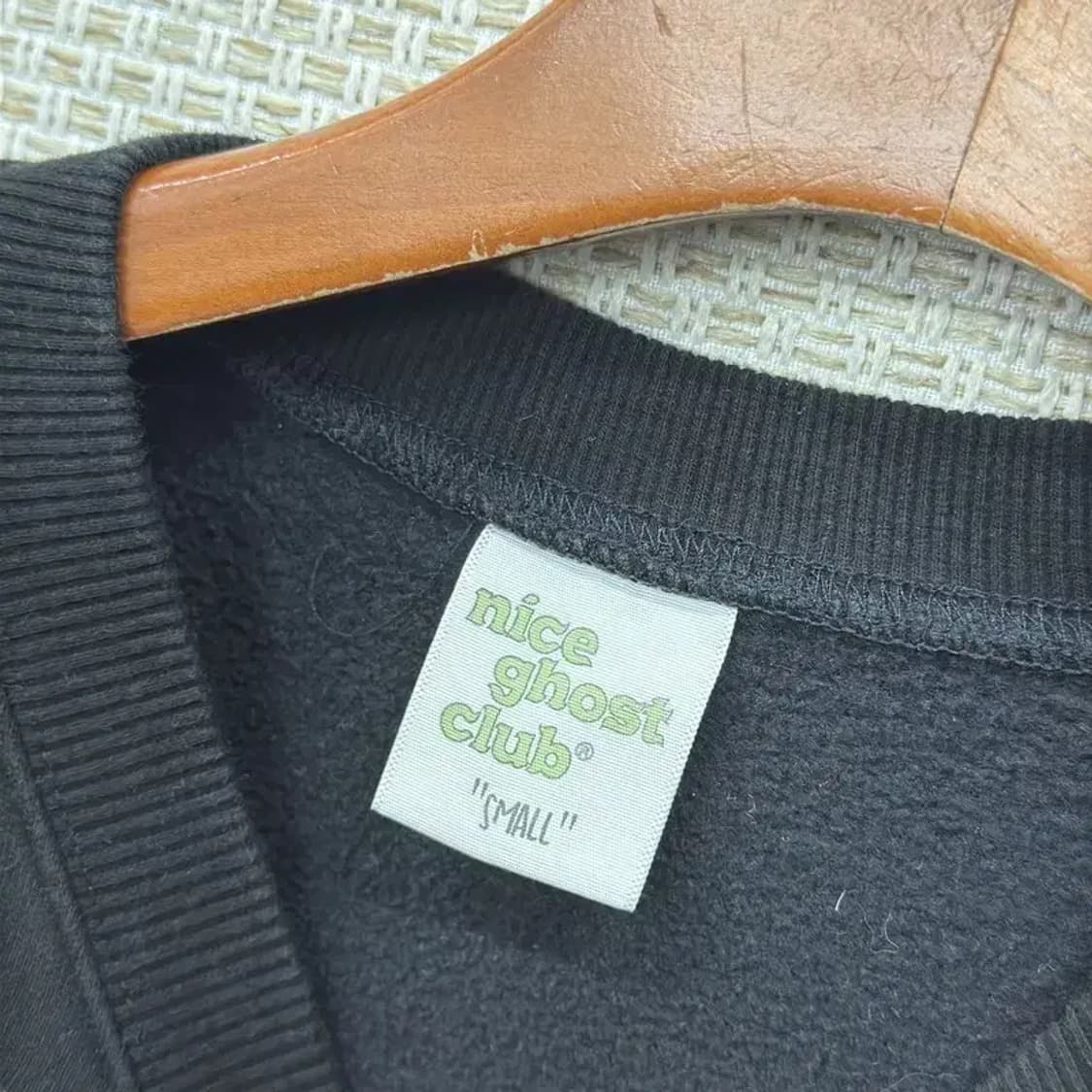 나이스고스트클럽 캐주얼 기모 오버핏 스웻셔츠 맨투맨 S A01210 상품이미지3