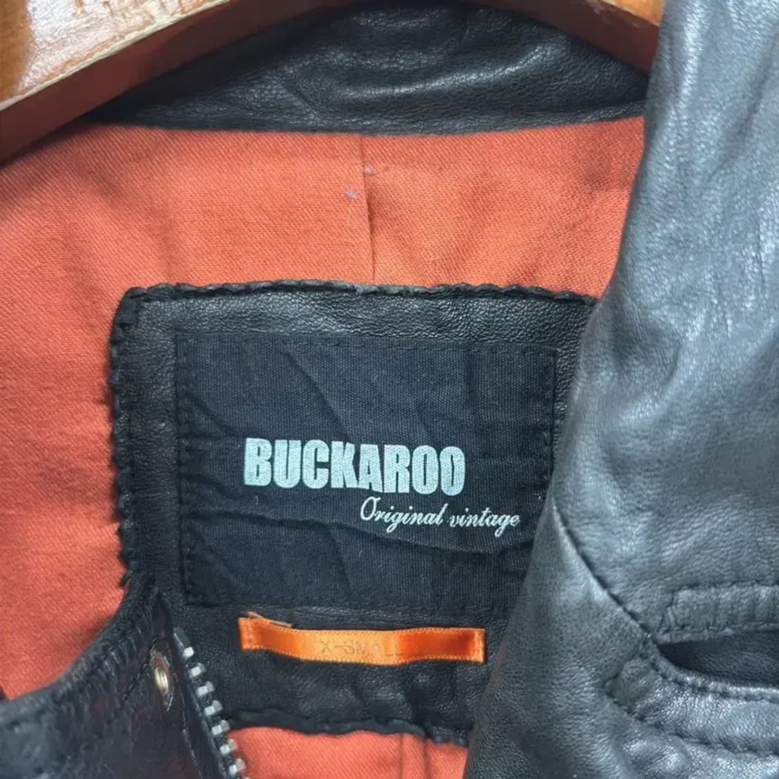 버커루 빈티지 라이더 양가죽 자켓 XS A01223 상품이미지3