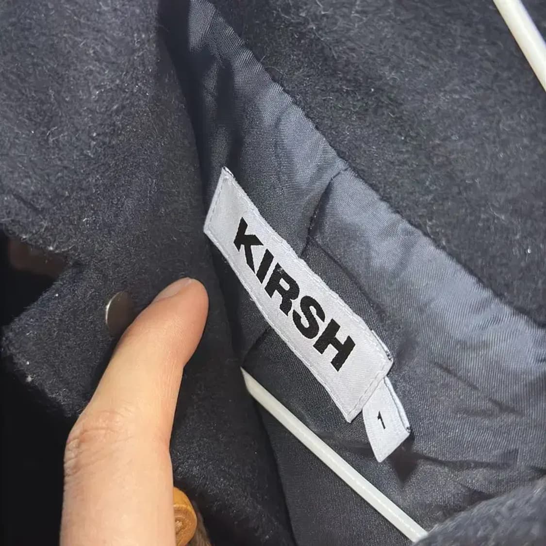 키르시 캐주얼 울 떡볶이 자켓 100 A01229 상품이미지3