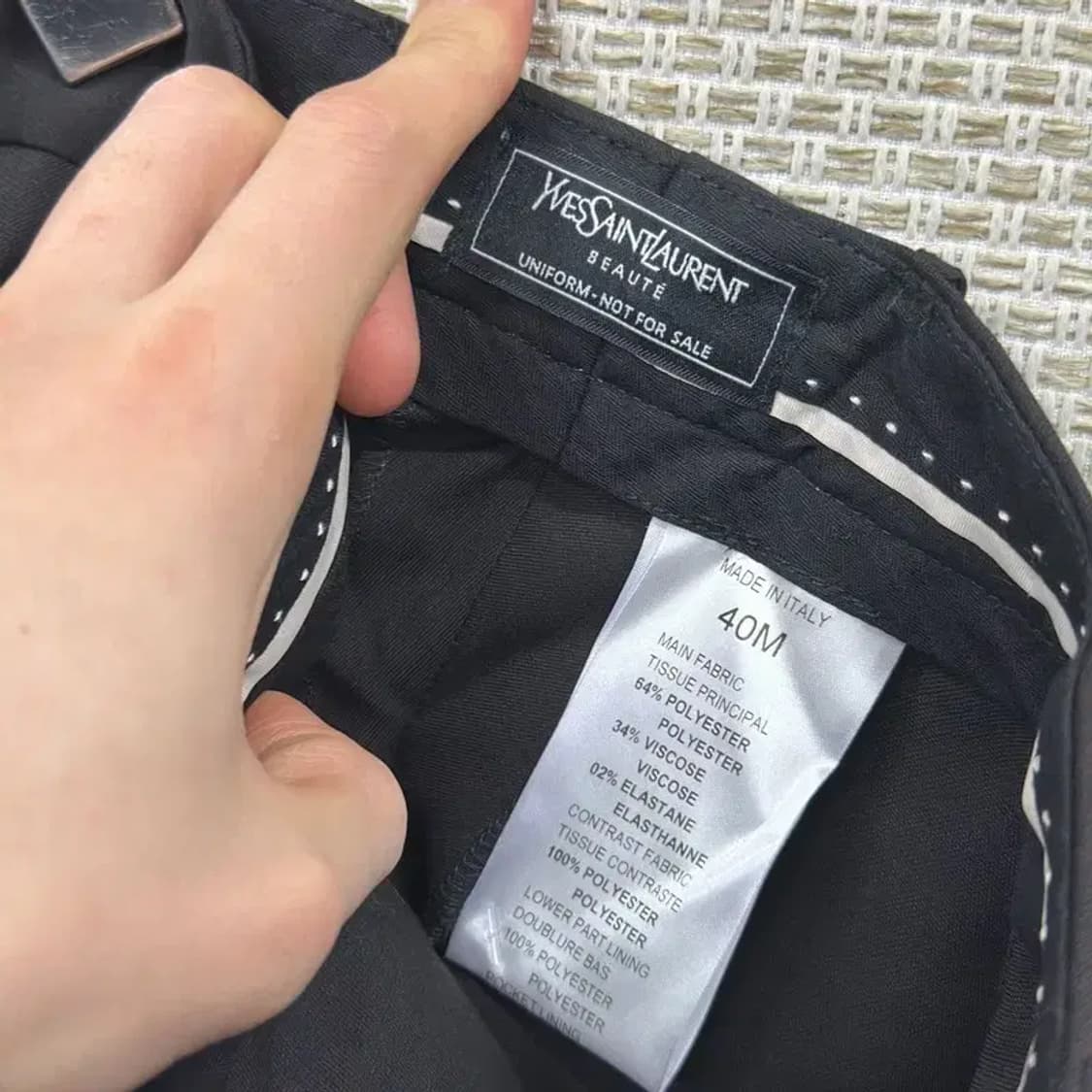 입생로랑 YSL 캐주얼 슬랙스 팬츠 40 A01237 상품이미지3