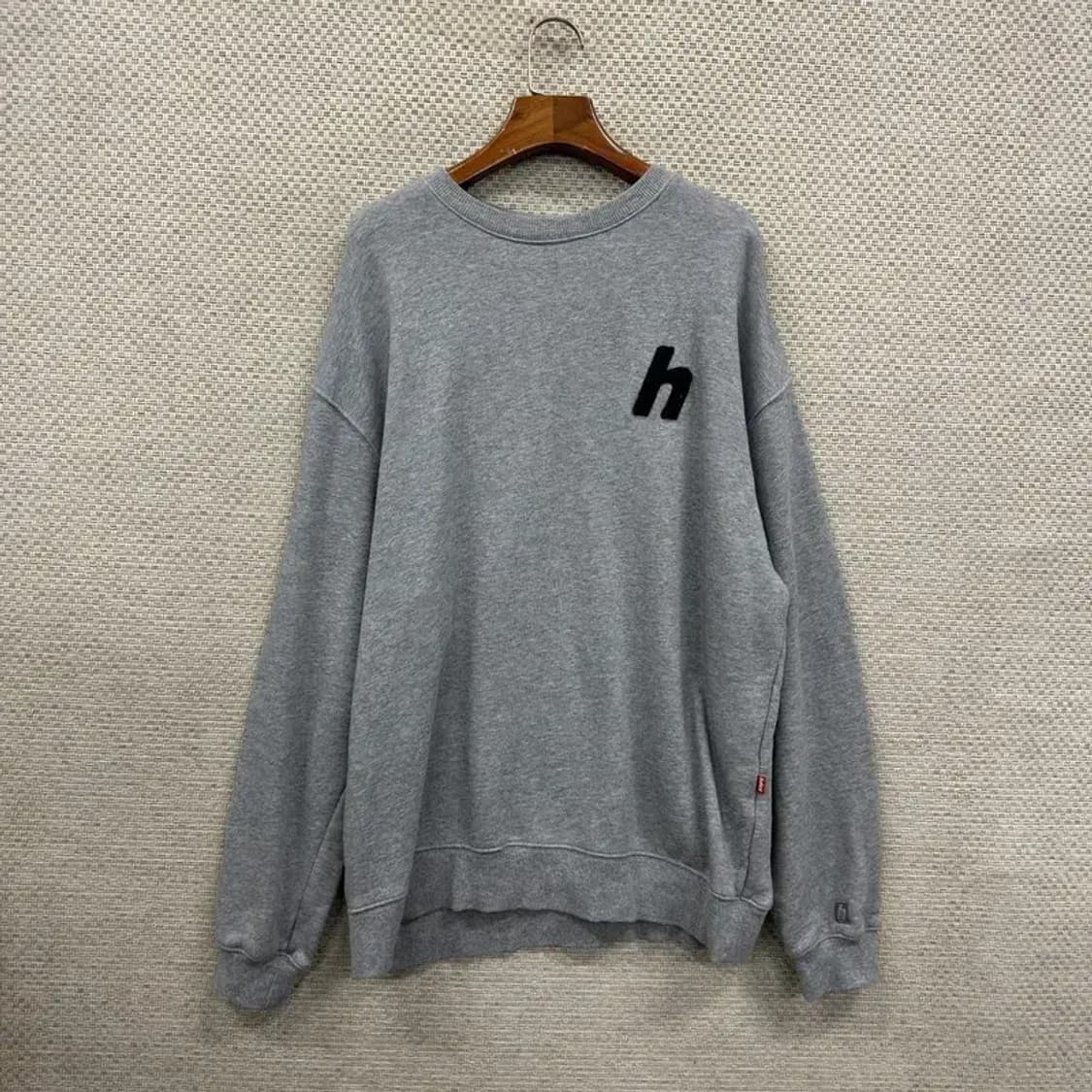 HDEX 캐주얼 자수로고 스웻셔츠 맨투맨 L A01230 상품이미지1