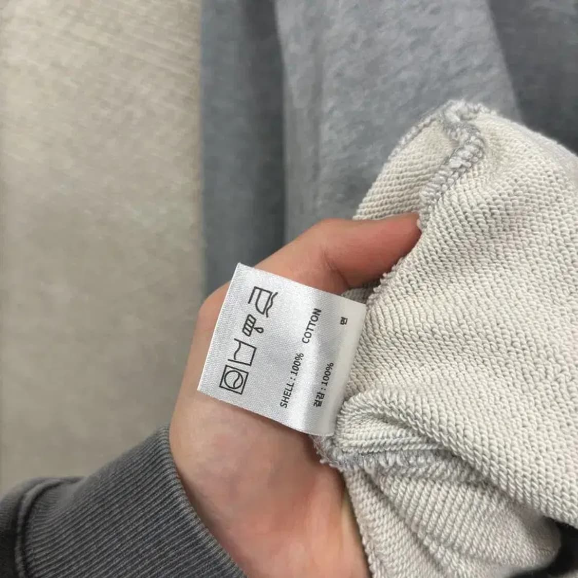 HDEX 캐주얼 자수로고 스웻셔츠 맨투맨 L A01230 상품이미지4