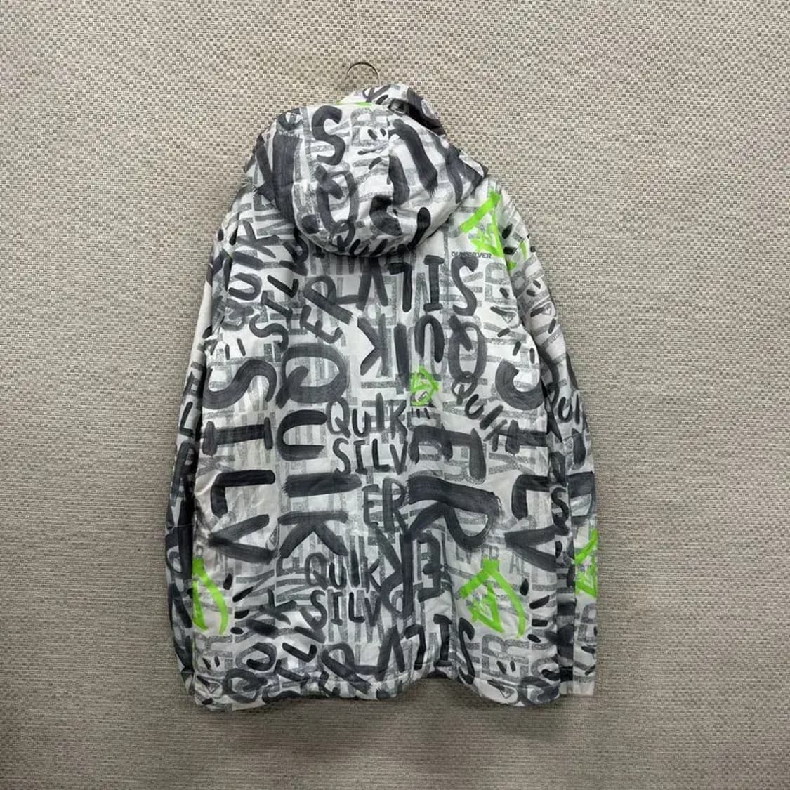 퀵실버 멀티로고 오버핏 스키복 스노우보드 점퍼 자켓 M A01222 상품이미지2