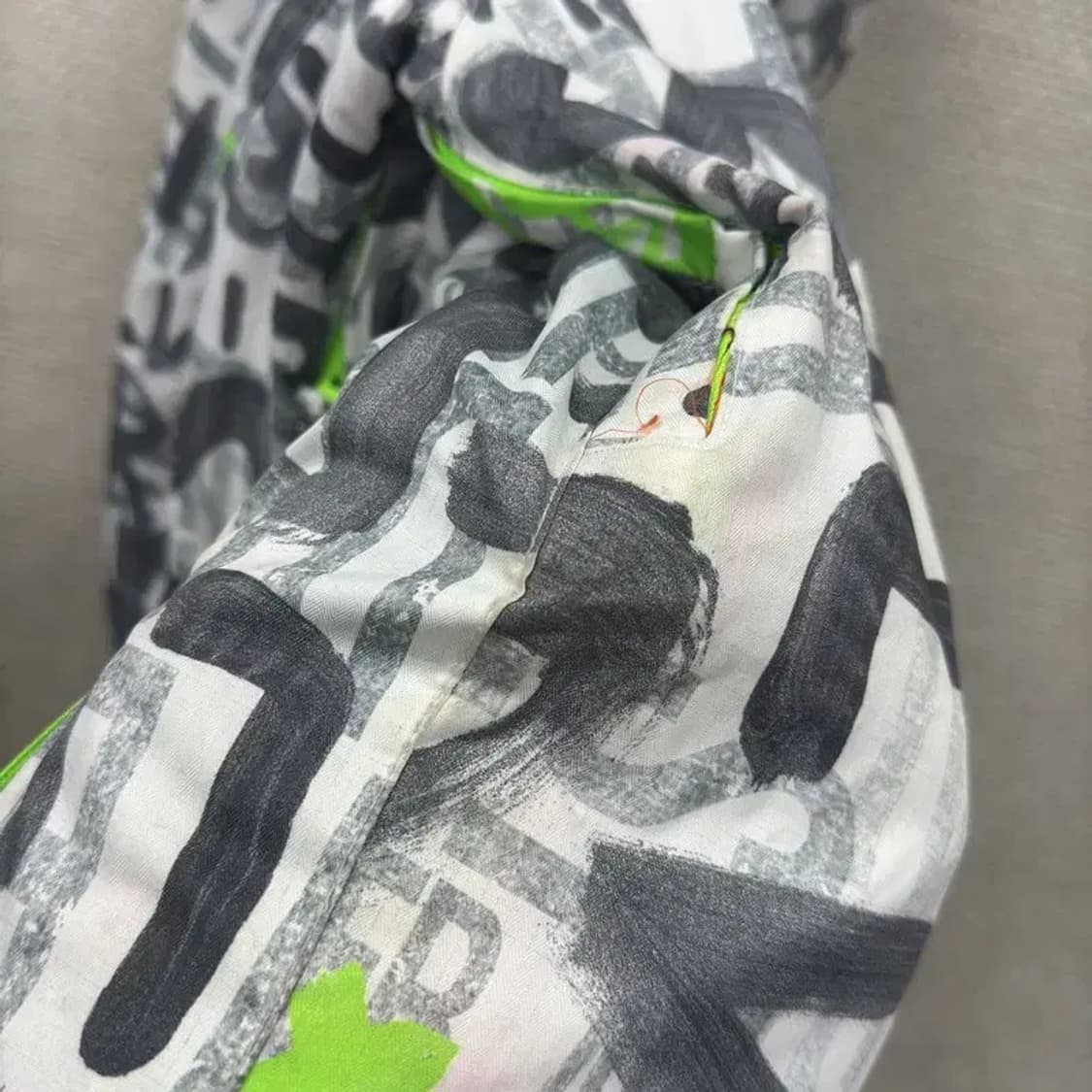 퀵실버 멀티로고 오버핏 스키복 스노우보드 점퍼 자켓 M A01222 상품이미지5