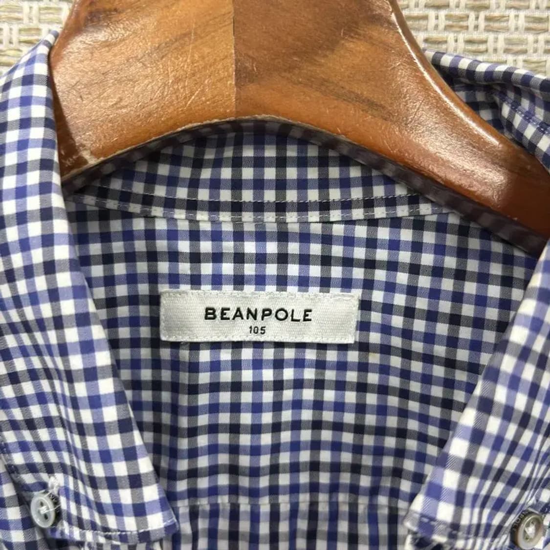 빈폴 캐주얼 자수로고 긴팔 셔츠 105 A01283 상품이미지3