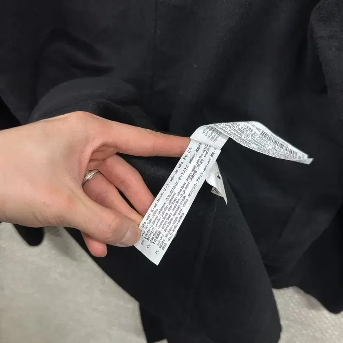 자라 ZARA 캐주얼 버튼 울 모직 코트 자켓 L A01284 상품이미지4