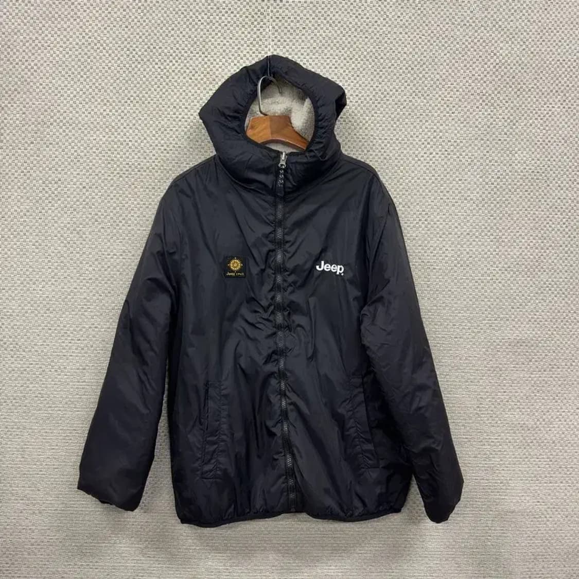 지프 JEEP 와펜 리버시블 플리스 후리스 집업 L A01286 상품이미지3