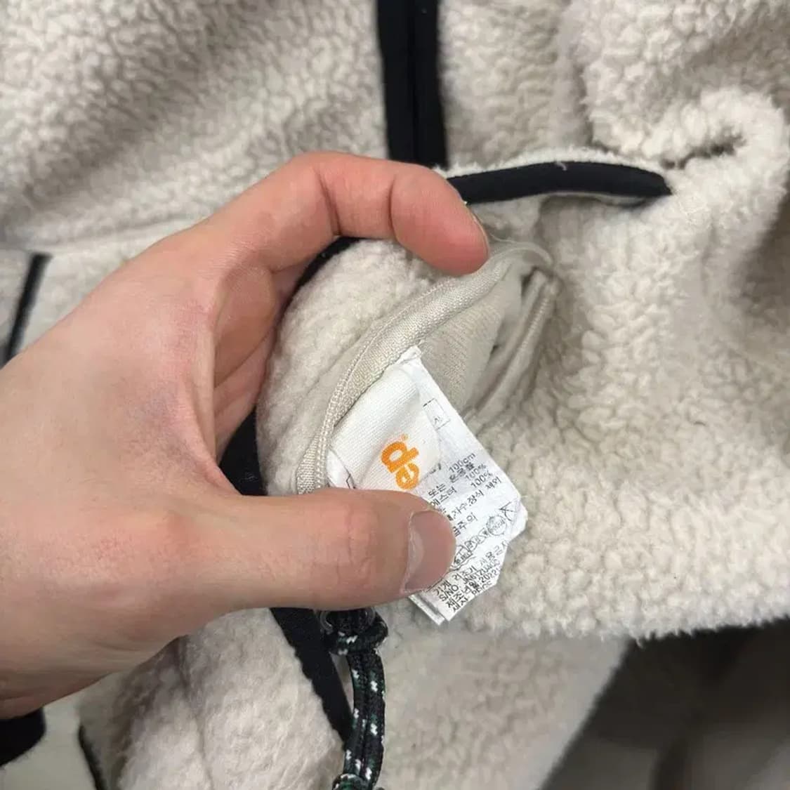 지프 JEEP 와펜 리버시블 플리스 후리스 집업 L A01286 상품이미지5