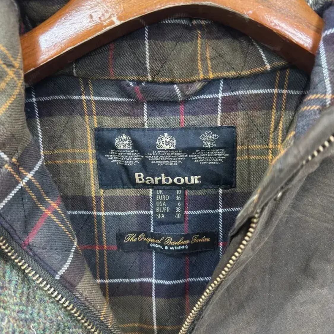 바버 BARBOUR 더햄 빈티지 야상 왁스 자켓 90 A01294 상품이미지3