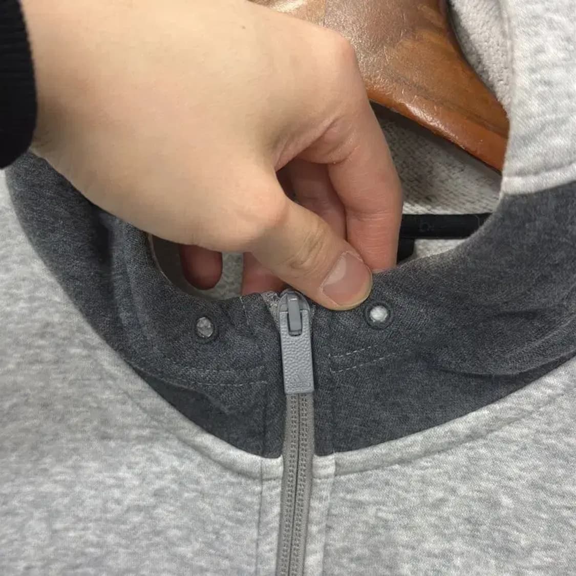 아디다스 캐주얼 프린팅로고 약기모 후드집업 100 A01296 상품이미지5