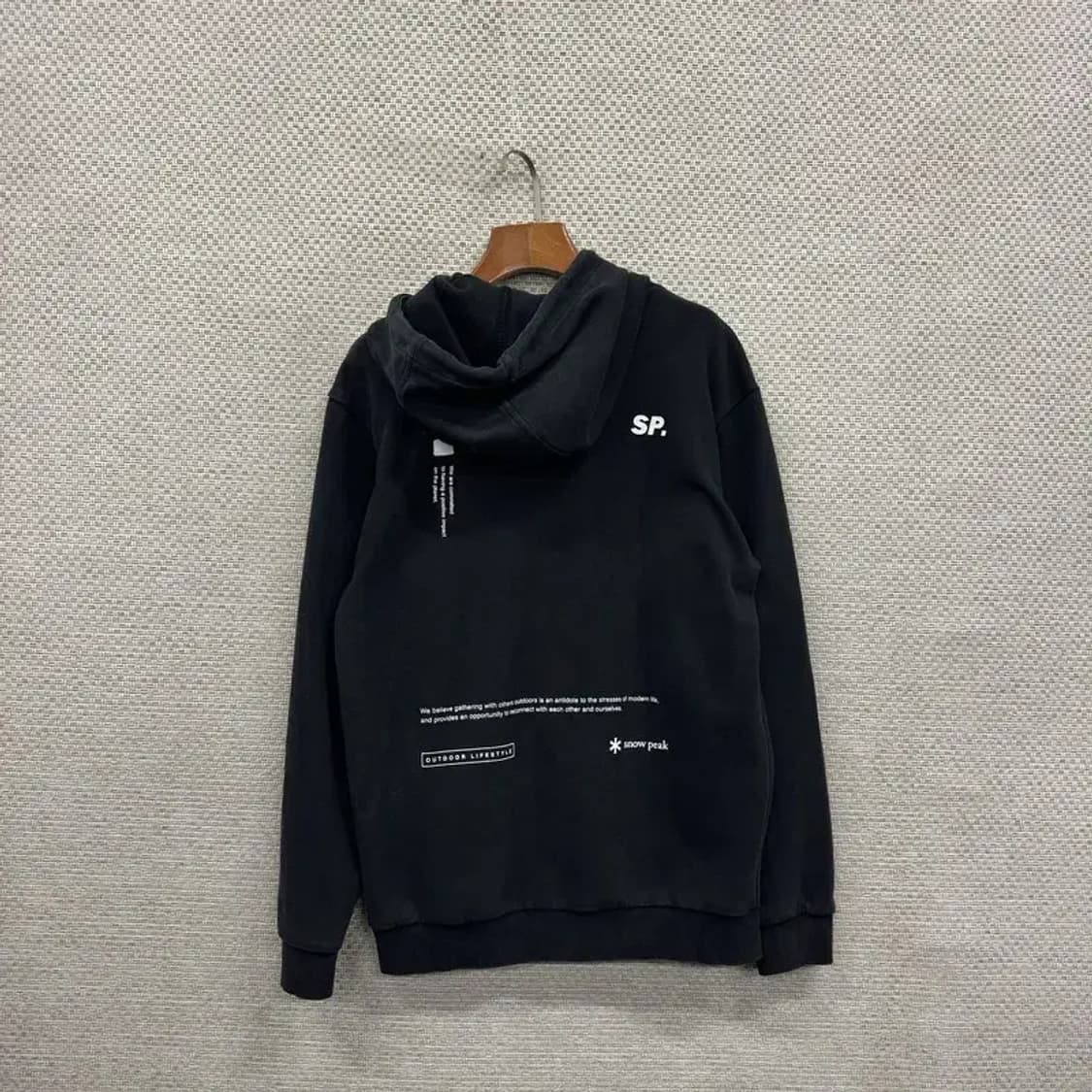 스노우피크 캐주얼 자수로고 후드티 95 A01299 상품이미지2