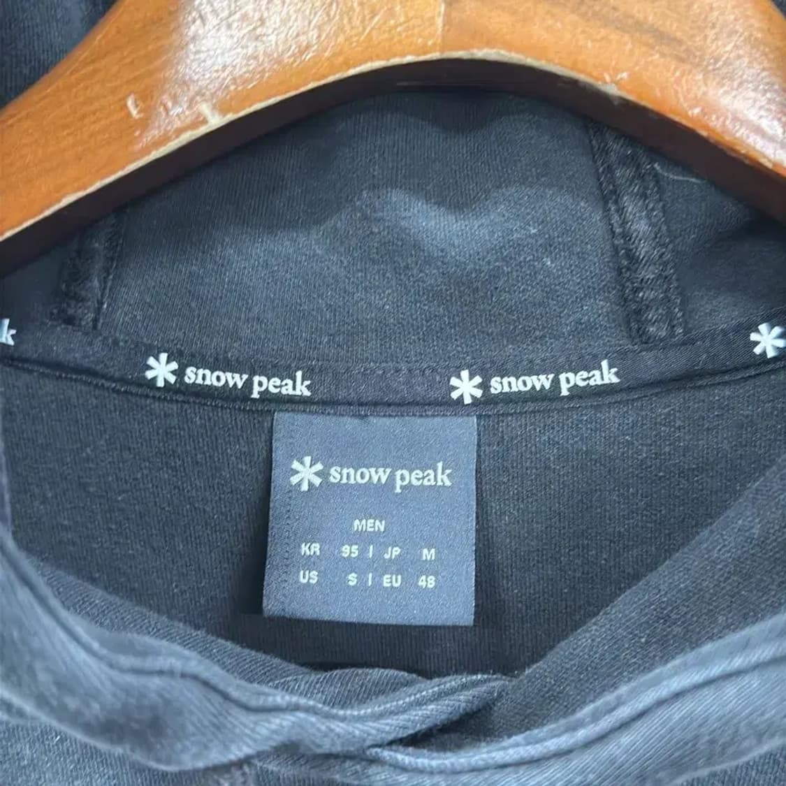 스노우피크 캐주얼 자수로고 후드티 95 A01299 상품이미지3