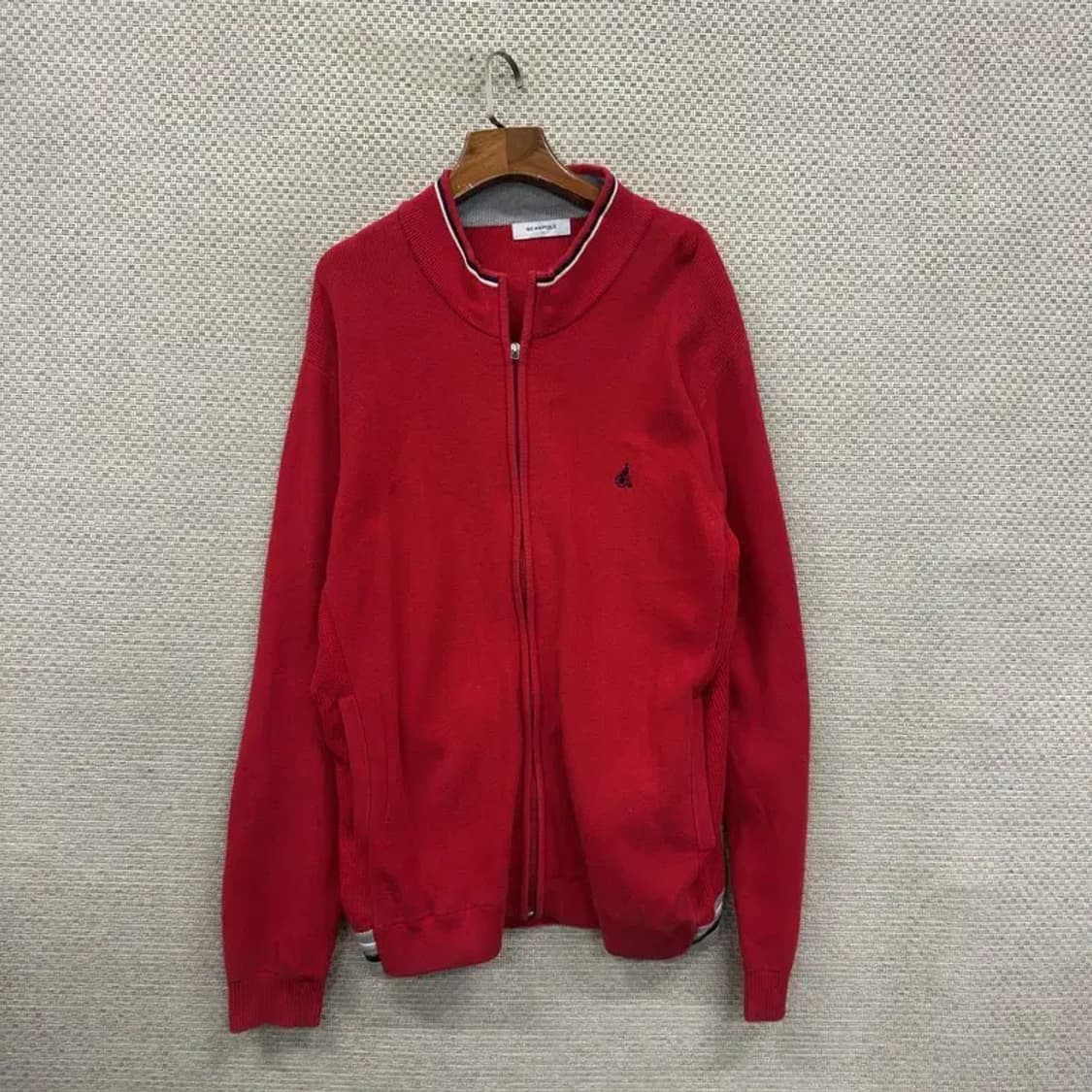 빈폴 캐주얼 자수로고 코튼 니트 집업 가디건 110 A01311 상품이미지1