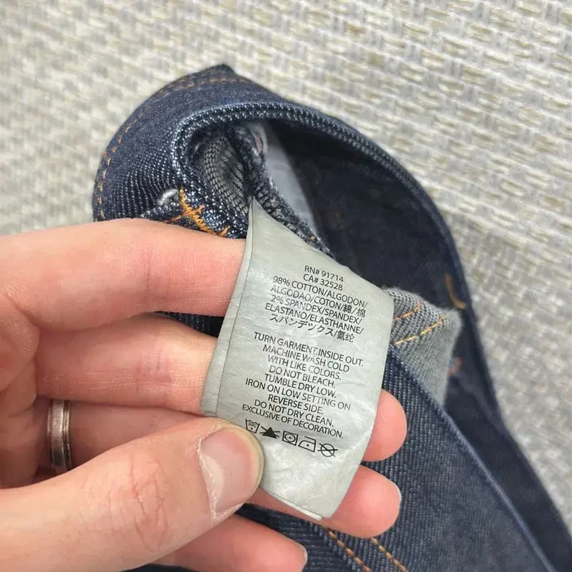 아르마니 익스체인지 캐주얼 데님 청바지 8 A01313 상품이미지5