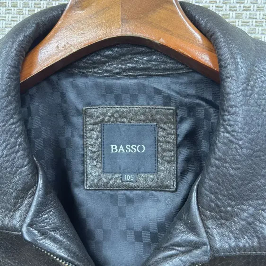 바쏘 캐주얼 롱 가죽 자켓 105 A01287 상품이미지3