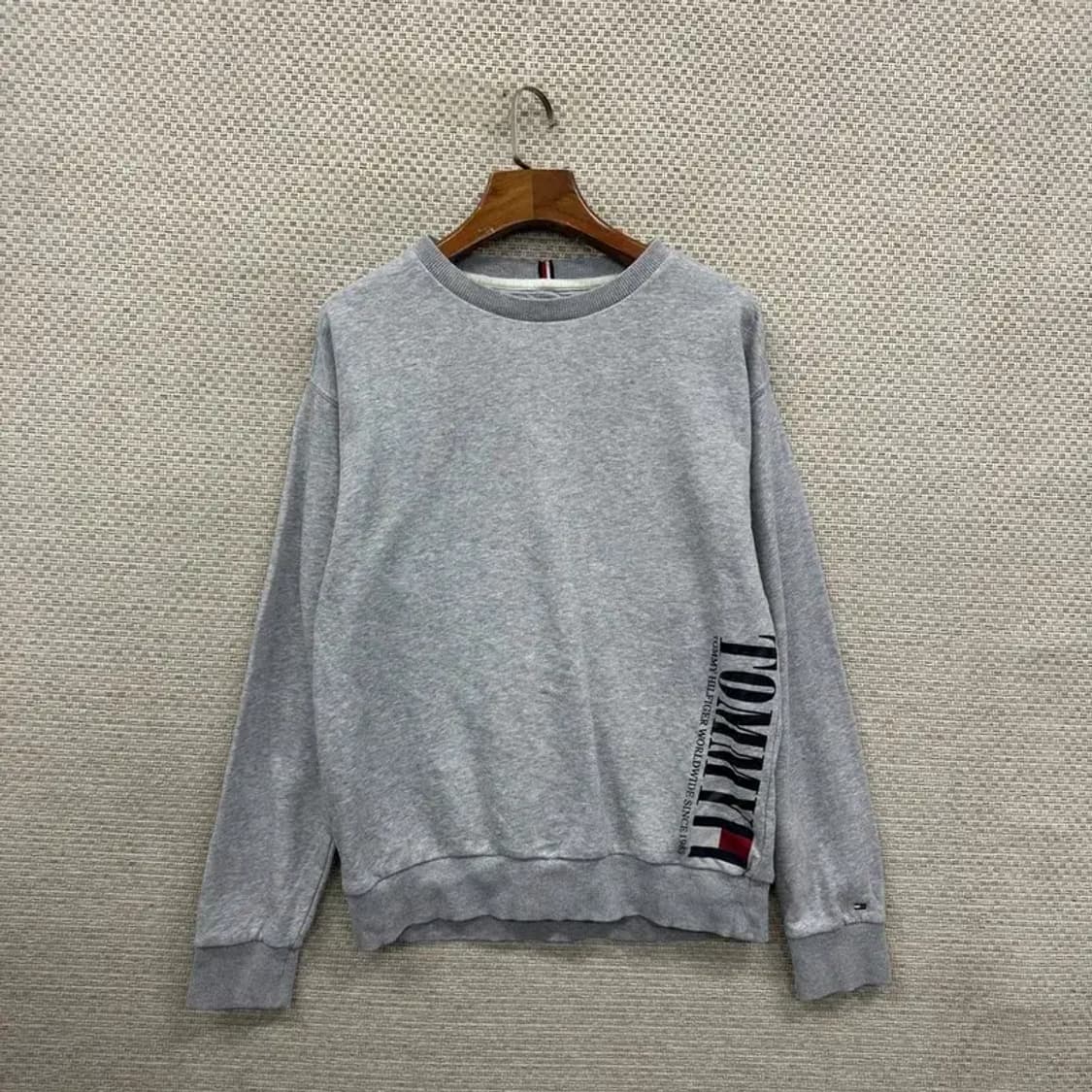 타미힐피거 캐주얼 프린팅 스웻셔츠 맨투맨 164 A01297 상품이미지1