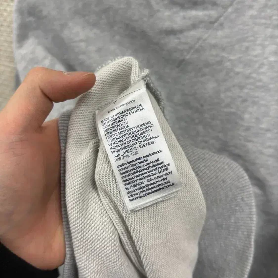 타미힐피거 캐주얼 프린팅 스웻셔츠 맨투맨 164 A01297 상품이미지4