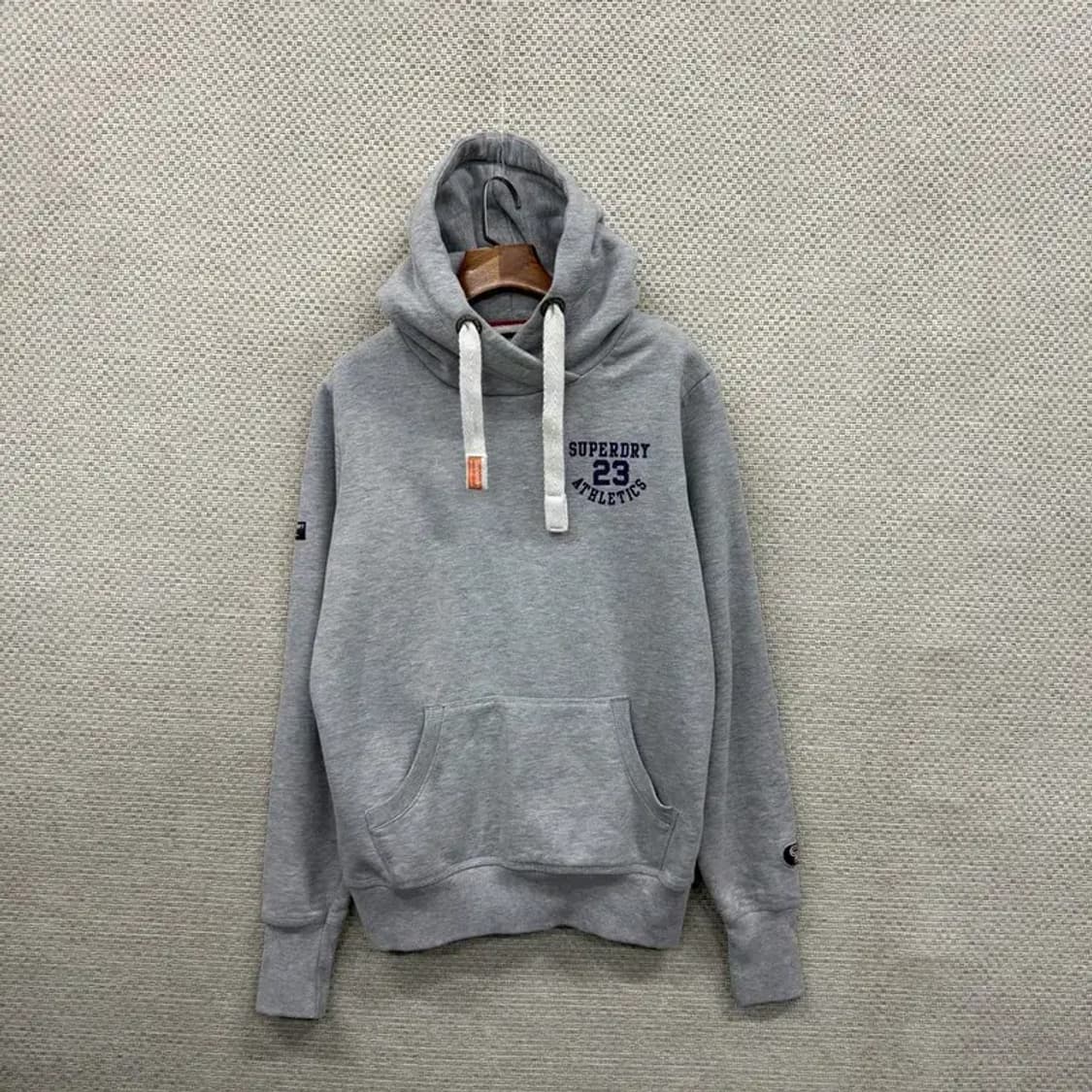 슈퍼드라이 캐주얼 프린팅 약기모 후드티 L A01303 상품이미지1