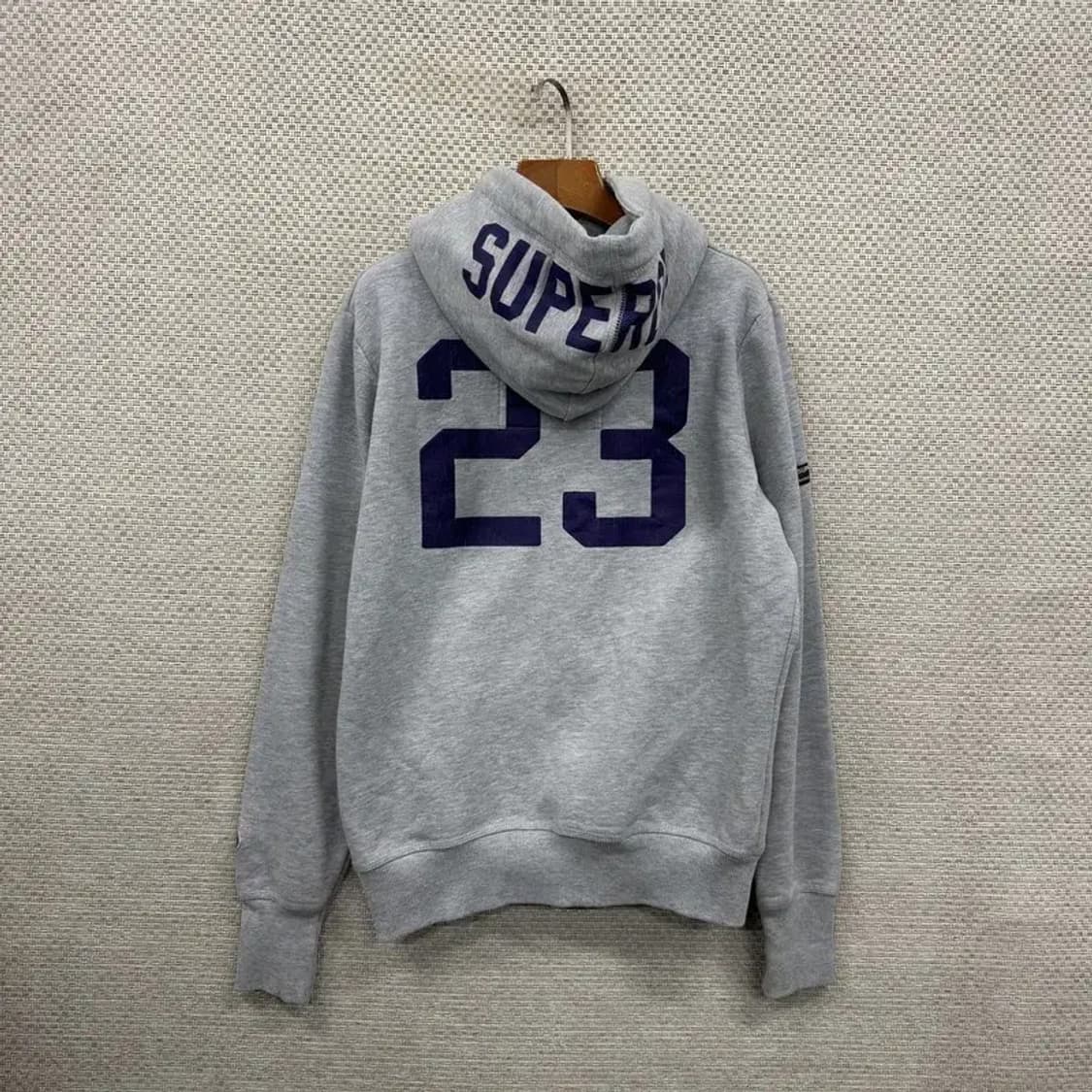 슈퍼드라이 캐주얼 프린팅 약기모 후드티 L A01303 상품이미지2