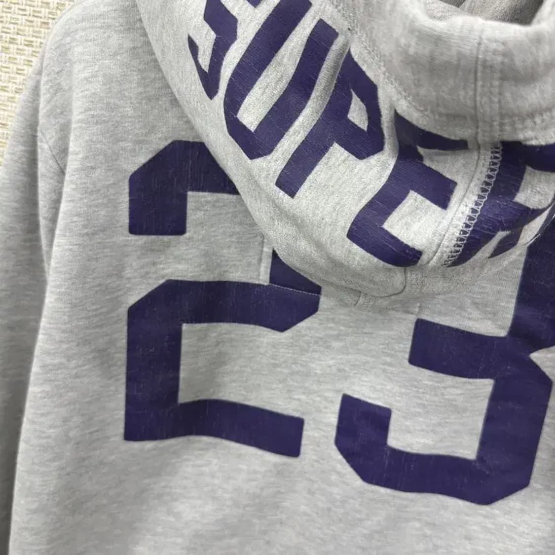 슈퍼드라이 캐주얼 프린팅 약기모 후드티 L A01303 상품이미지6