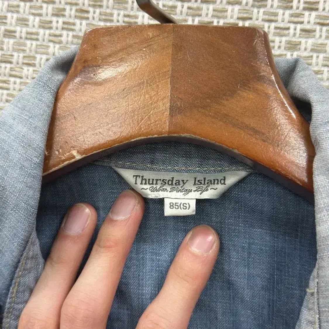 써스데이아일랜드 웨스턴 데님 청셔츠 85 A01307 상품이미지3