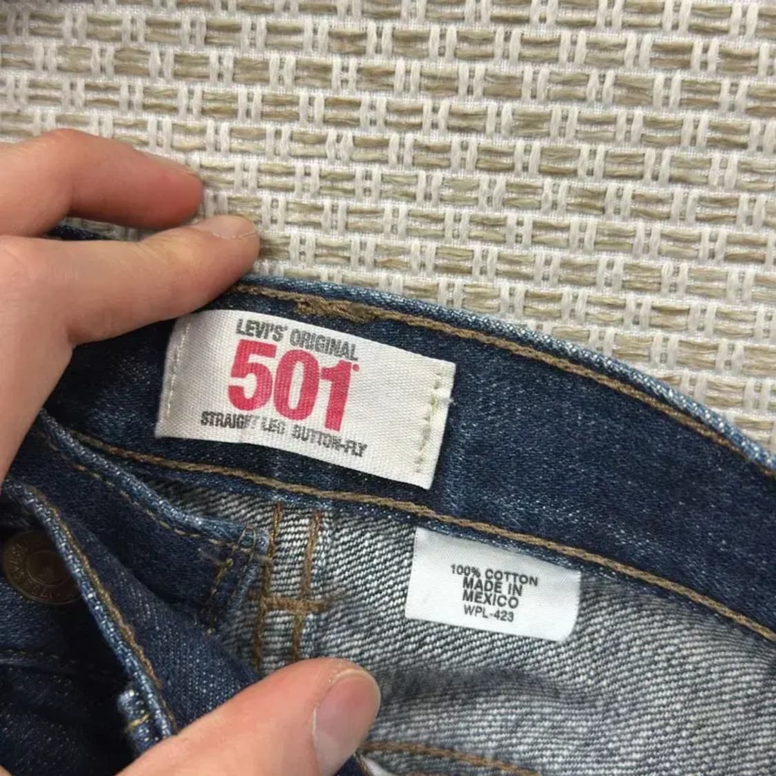리바이스 501 캐주얼 데님 청바지 28인치 A01315 상품이미지4