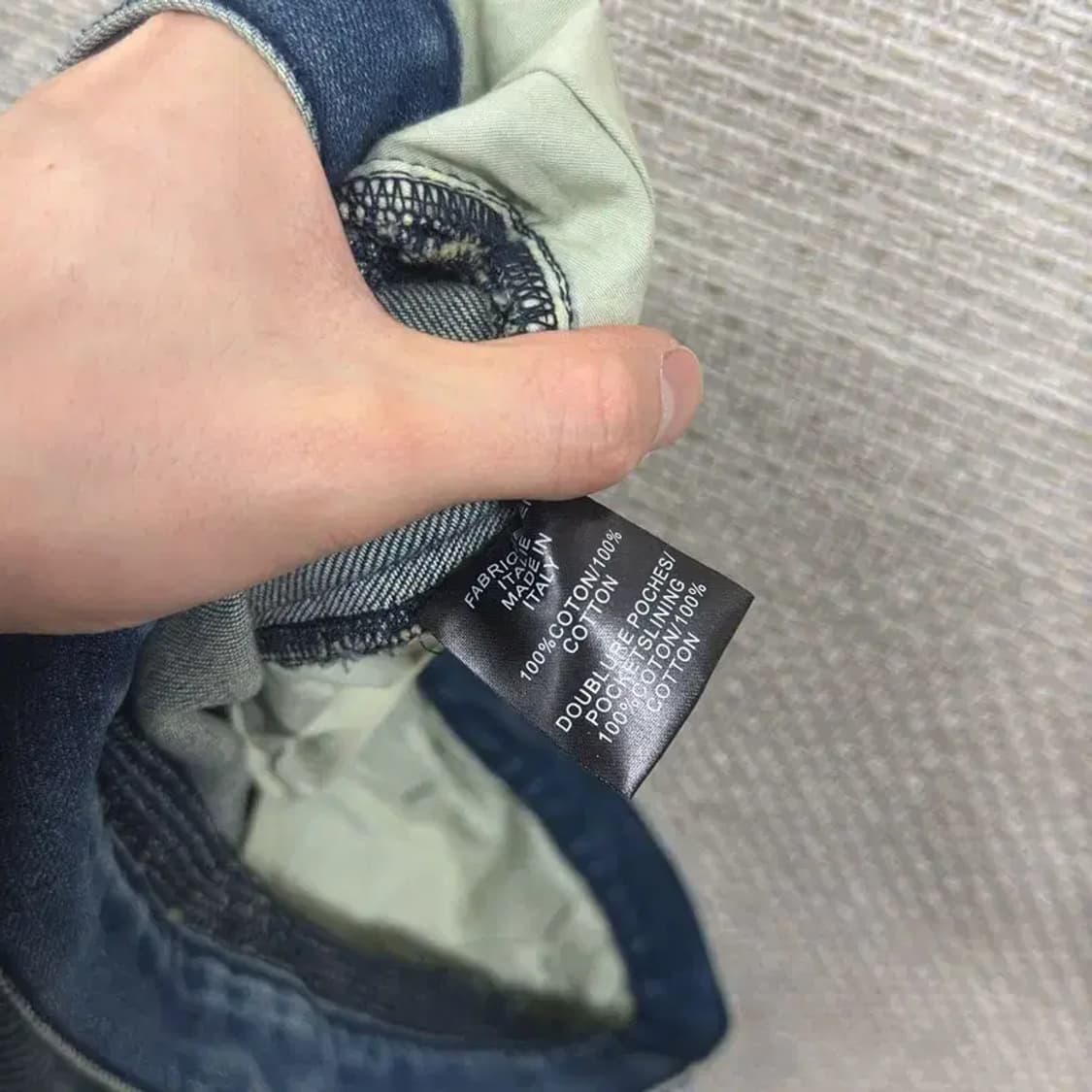 발망 정품 빈티지워싱 바이크 스판 데님 청바지 35인치 A01321 상품이미지4