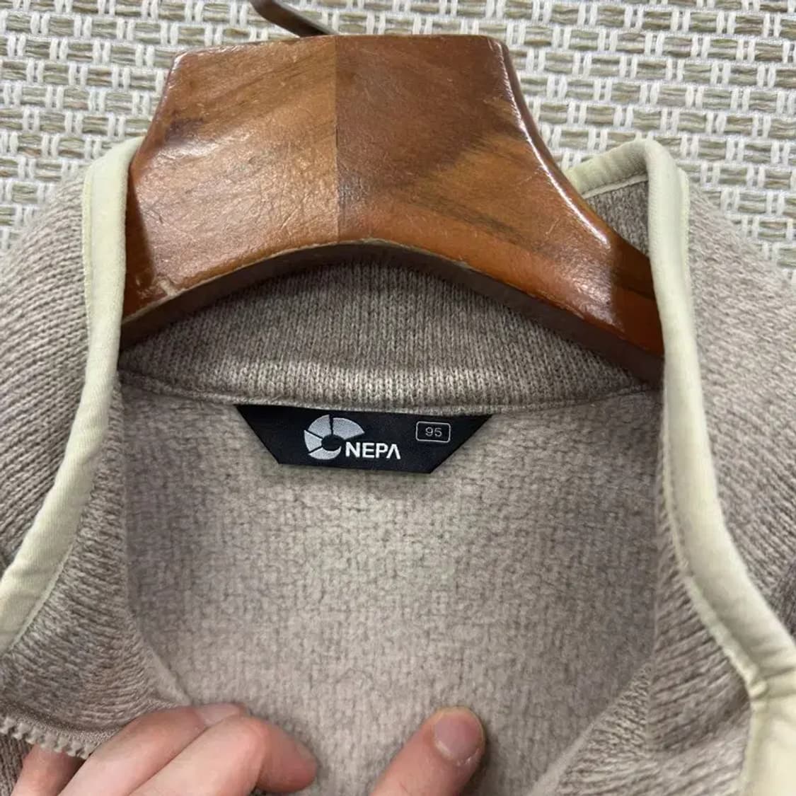 네파 아웃도어 자수로고 플리스 후리스 집업 95 A01288 상품이미지3