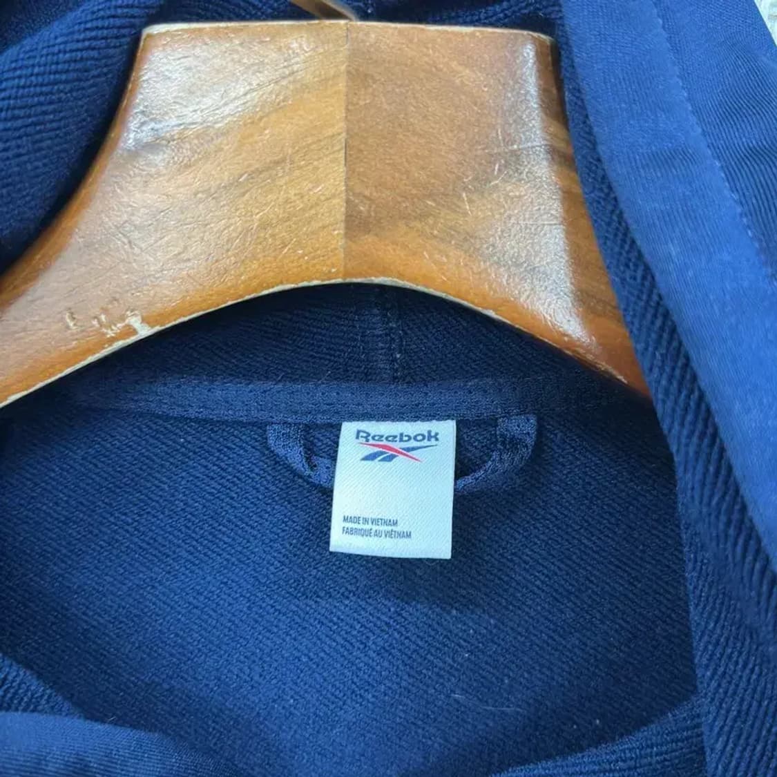 리복 자수로고 크롭 트랙탑 져지 집업 XS A01306 상품이미지3