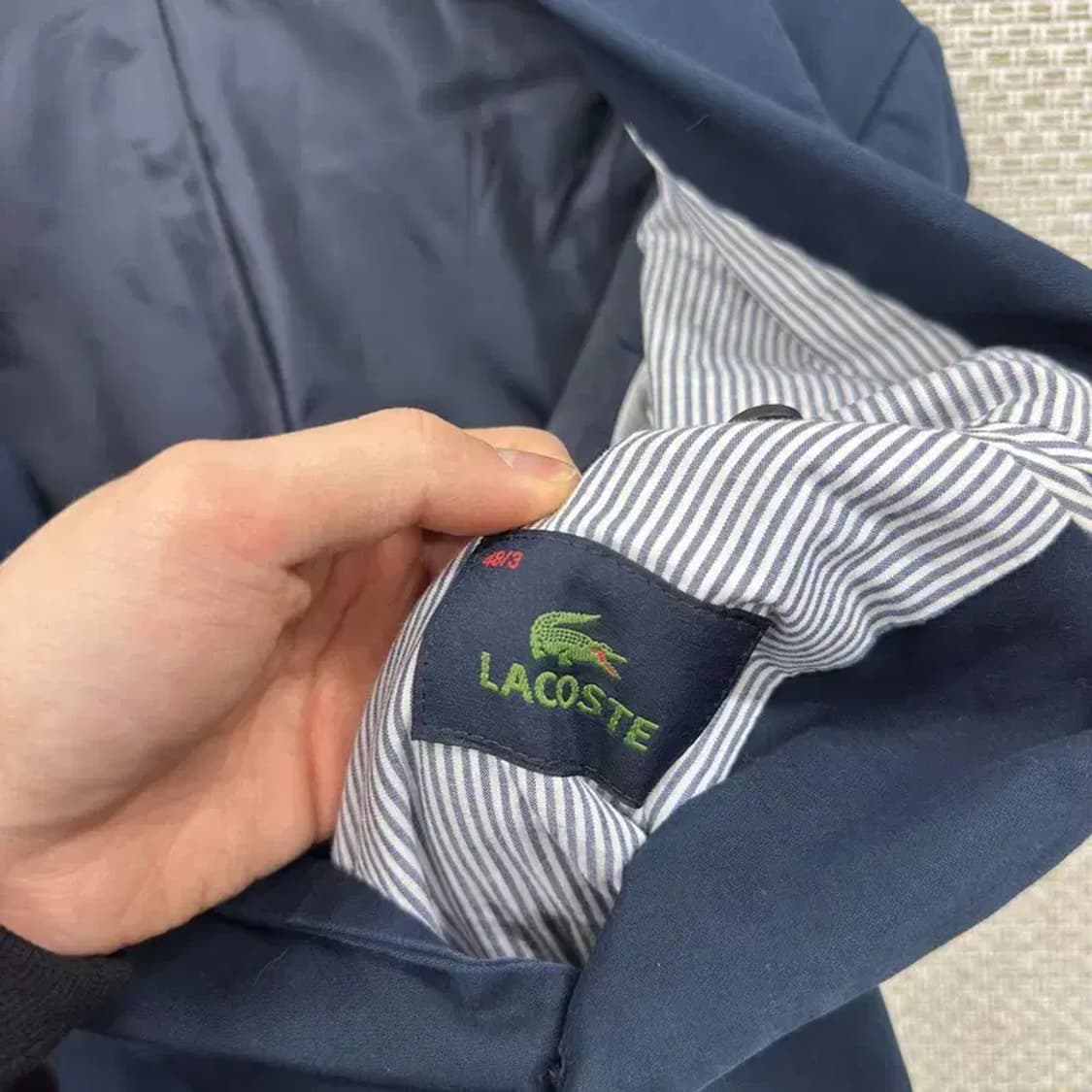 라코스테 캐주얼 버튼 블레이저 자켓 95 A01304 상품이미지3