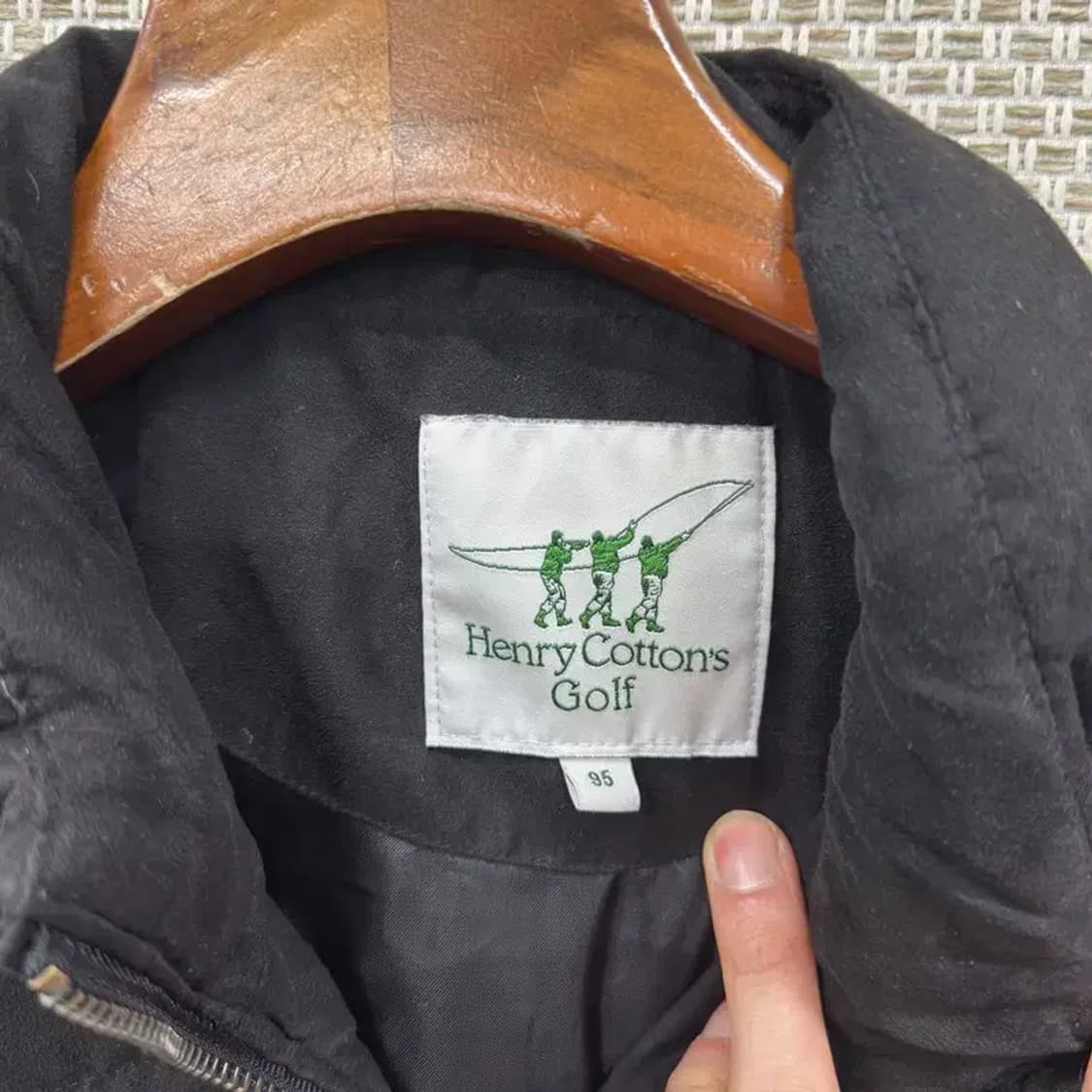 헨리코튼 골프 스웨이드 오리털 덕다운 패딩 점퍼 95 A01408 상품이미지3