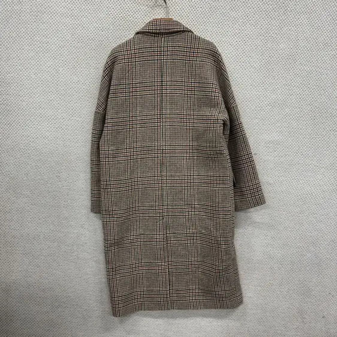 자라 ZARA 캐주얼 모직 오버핏 롱 코트 자켓 S A01413 상품이미지2