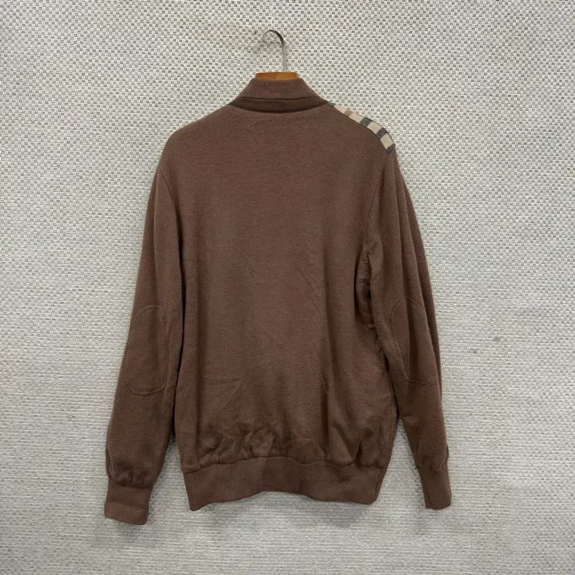 닥스 캐주얼 패치로고 울 니트 집업 가디건 100 A01421 상품이미지2