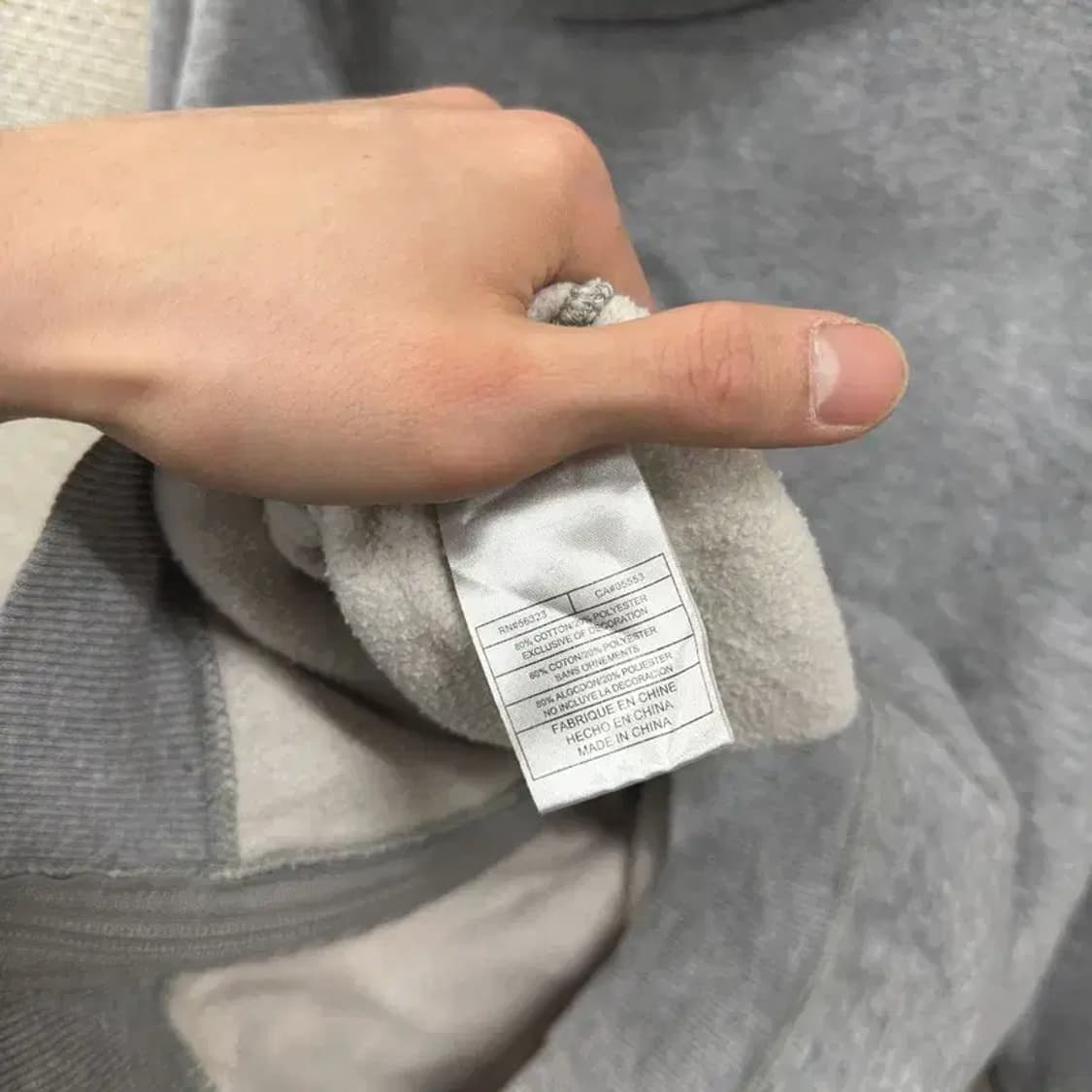 나이키 캐주얼 자수로고 오버핏 약기모 후드집업 M A01427 상품이미지4