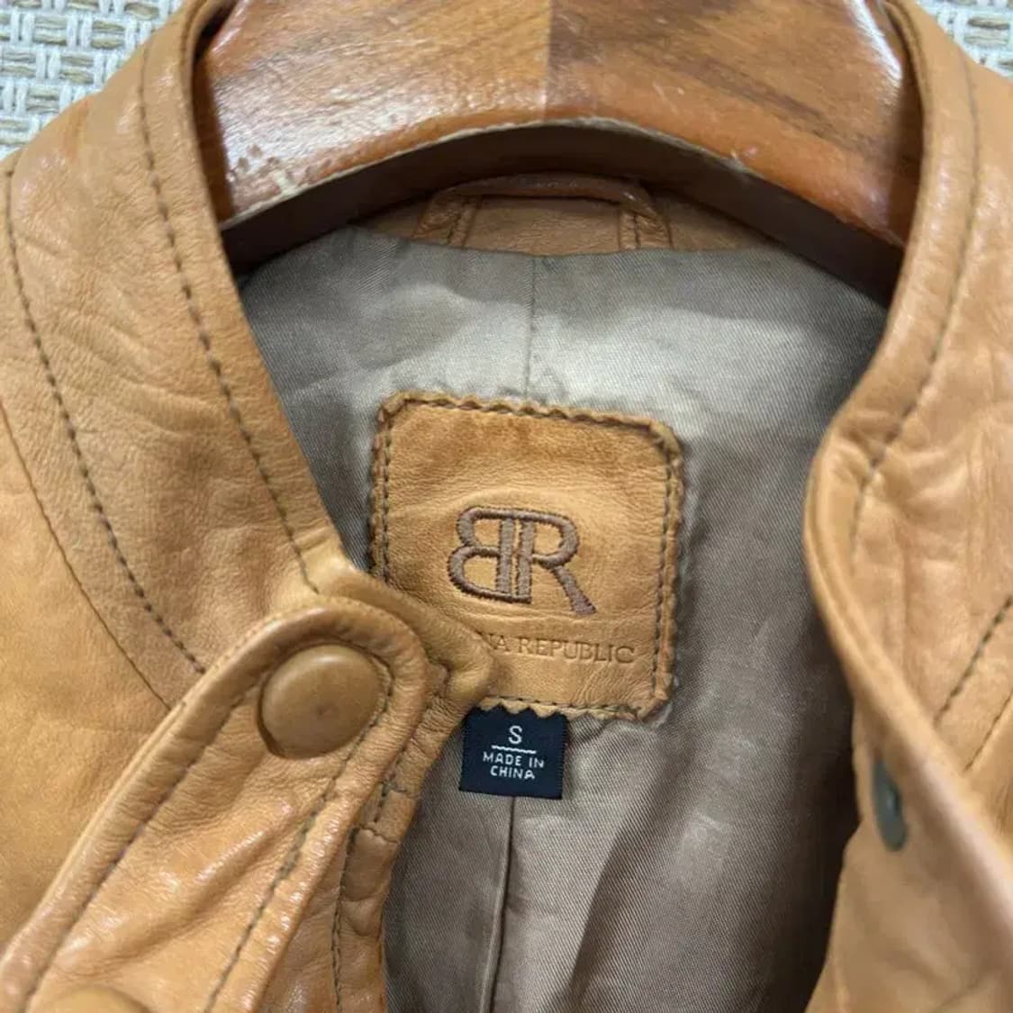 바나나리퍼블릭 라이더 레더 가죽 자켓 S A01418 상품이미지3