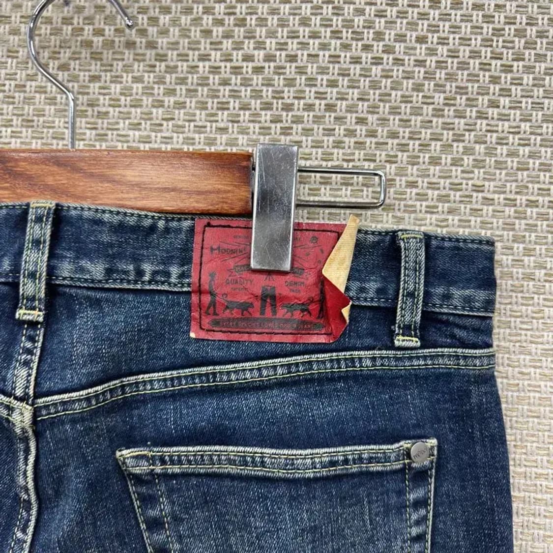 모드나인 캐주얼 스판 데님 청바지 31인치 A01437 상품이미지3